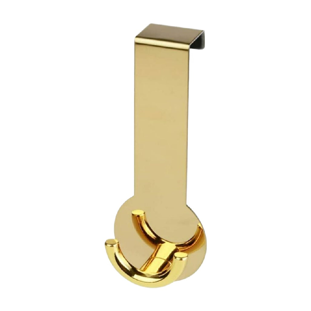 Crochet de suspension pour mur en métal doré - 10 x 4 x 3