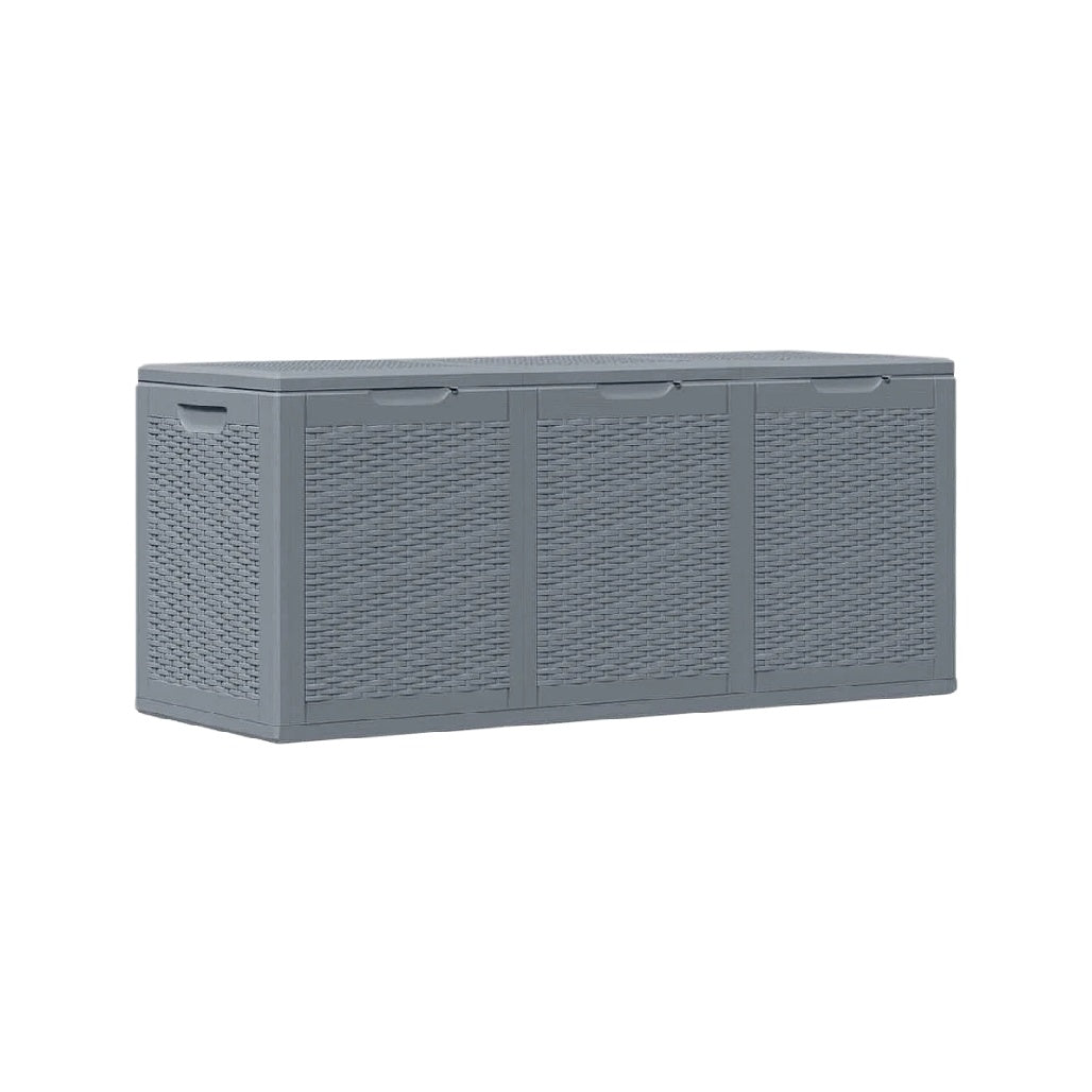 Coffre de rangement extérieur en résine tressée - 150 x 50 x 60